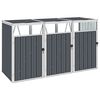 vidaXL &THORN;refalt Sorptunnusk&yacute;li Gr&aacute;tt 213x81x121 cm St&aacute;l