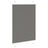 vidaXL Pleated Blind Antracite 85x100 cm Efni Breidd 84,4 cm Polyester