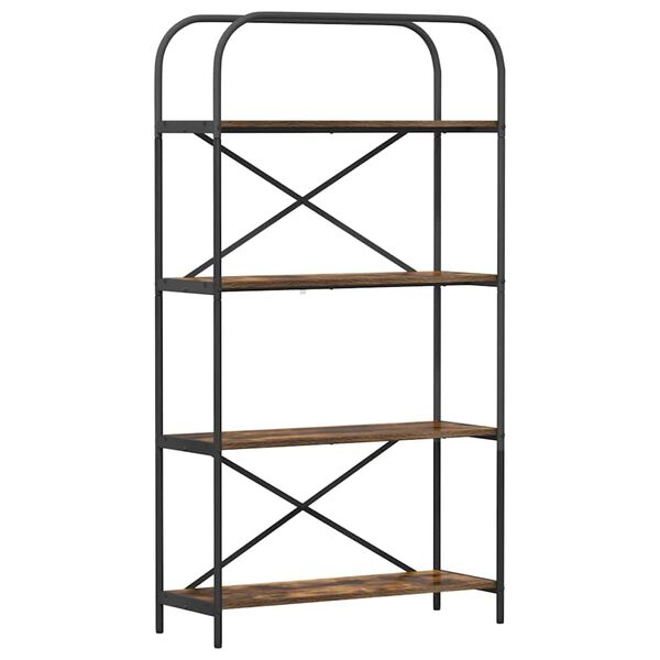 vidaXL Hilla Rau&eth;-eik 80 x 30 x 146 cm Samsettur vi&eth;ur