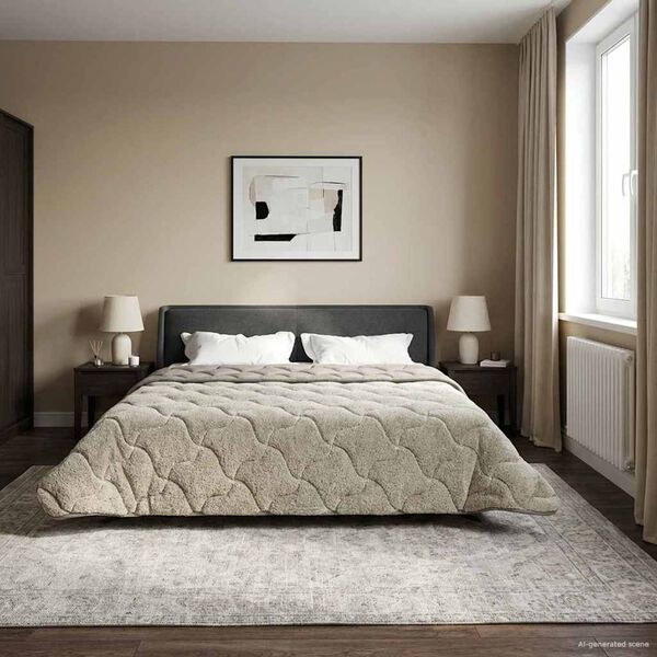 vidaXL Full &aacute;rs d&yacute;na S&iacute;&eth;la&eth; Lj&oacute;sgr&aacute;tt 200 x 220 cm