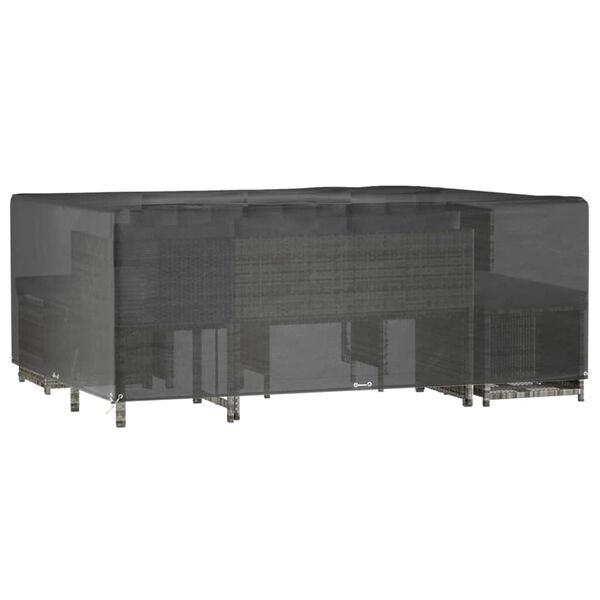 vidaXL Gar&eth;h&uacute;sgagnayfirbrei&eth;sla 16 K&oacute;sar 300x250x90 cm R&eacute;tthyrnd