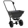 vidaXL Saltdreifari Handkn&uacute;inn PVC og St&aacute;li 80x46x75 cm 15 L