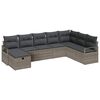 vidaXL S&oacute;fasett me&eth; p&uacute;&eth;i 5 pcs p&oacute;l&yacute;rattan