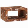 vidaXL N&aacute;ttbor&eth; Br&uacute;nn 45 x 30 x 24 cm Solid endurheimt tr&eacute;