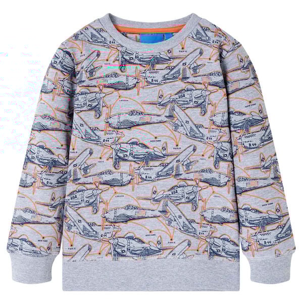 Barnapeysa Dökkgrá Blanda 140