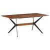 vidaXL Bor&eth;stofubor&eth; 180x90x76 cm Gegnheill Mang&oacute;vi&eth;ur