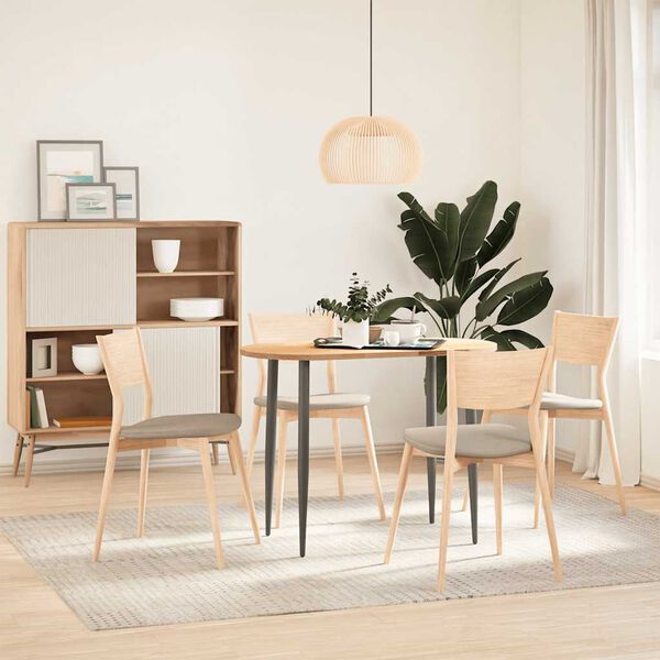 vidaXL Bor&eth;plata 100x50x2 cm Solid Wood Eik spor&ouml;skjulaga