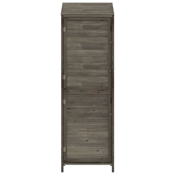 vidaXL Gar&eth;sk&uacute;r Antras&iacute;t 55x52x174,5 cm Gegnheill &THORN;inur