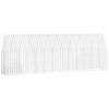 vidaXL H&aelig;nub&uacute;r 2 pcs Silfur 600 x 100 x 210 cm Galvaniserad st&aacute;l