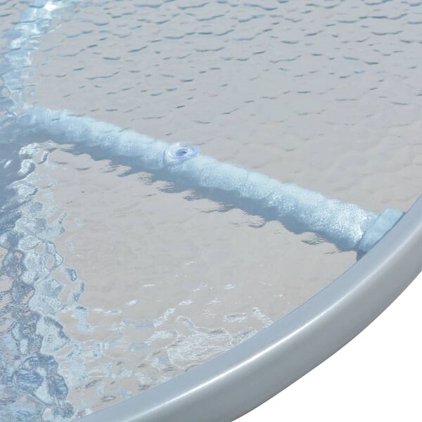 vidaXL B&iacute;str&oacute;bor&eth; 80x71 cm St&aacute;l Gr&aacute;tt