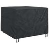 vidaXL H&uacute;&eth; fyrir h&uacute;sg&ouml;gn Svartur 135 x 135 x 90 cm 210D Oxford efni