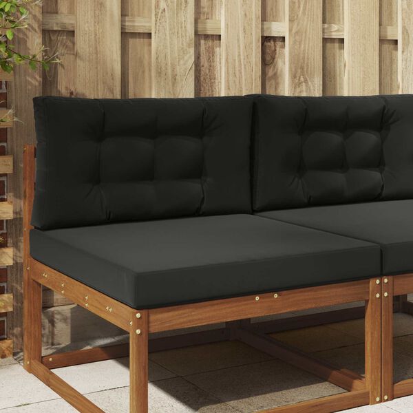 vidaXL Utandyriss&oacute;fap&uacute;&eth;i 2 pcs Svart P&oacute;l&yacute;ester