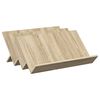 vidaXL T&iacute;marit Hillur Sonoma Eik 65 x 53 x 28,5 cm Samsettur vi&eth;ur