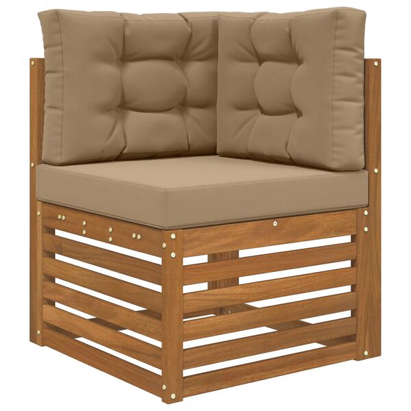 vidaXL Utandyriss&oacute;fap&uacute;&eth;i 3 pcs M&oacute;gr&aacute;r P&oacute;l&yacute;ester