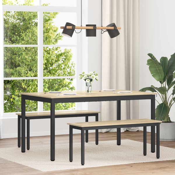 vidaXL Bor&eth;stofubor&eth; M&aacute;lmur