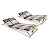 vidaXL R&uacute;mbotnar me&eth; 42 &THORN;versp&yacute;tum 2 stk. 7 Sv&aelig;&eth;i 70x200 cm