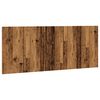 vidaXL R&uacute;m H&ouml;fu&eth;gafl Old Wood 200x1,5x80 cm Engineered Wood