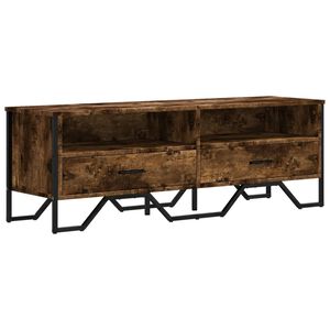 vidaXL Sj&oacute;nvarpssk&aacute;pur Reyklitu&eth; Eik 122x34x41 cm Samsettur Vi&eth;ur