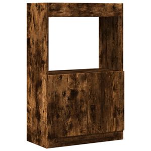 vidaXL Highboard Reykt Eik 63x33x100 cm Verkfr&aelig;&eth;ingur