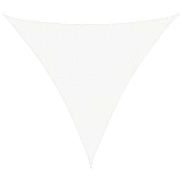 vidaXL S&oacute;lskyggni S&oacute;lsegl 160 g/m&sup2; Hv&iacute;tt 4x4x4 m HDPE