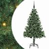 vidaXL J&oacute;latr&eacute; me&eth; 300 LED me&eth; standi Gr&aelig;nn 180 cm PVC