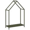 vidaXL Eldivi&eth;argrind &Oacute;l&iacute;fugr&aelig;nn 60x25x90 cm Kaldvalsa&eth; st&aacute;l