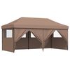 vidaXL Veislutjald Br&uacute;nn 292 x 580 x 315 cm Oxford efni