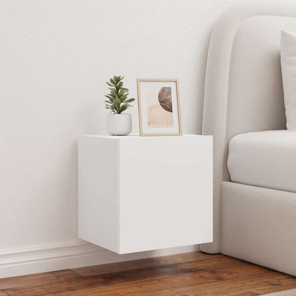 vidaXL Sj&oacute;nvarpssk&aacute;par me&eth; LED-Lj&oacute;sum 2 stk. Hv&iacute;tir 40,5x35x40 cm