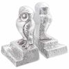 vidaXL B&oacute;kasto&eth;ir 2 pcs Silfur 12 x 9 x 19 cm &Aacute;l