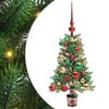 vidaXL J&oacute;latr&eacute; me&eth; 150 LED me&eth; standi Gr&aelig;nn 65 cm PE