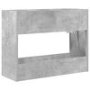 vidaXL Regnhl&iacute;fastendur Steingri&eth; 65 x 24 x 50 cm Samsettur vi&eth;ur