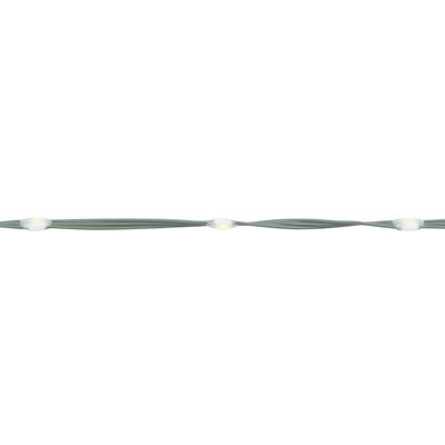 vidaXL Jólatré á Flaggstöng 108 Hlýtt-hvít LED ljós 180 cm
