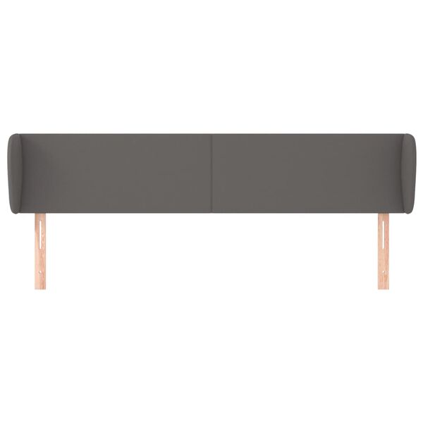 vidaXL H&ouml;f&eth;agafl me&eth; Eyrum Gr&aacute;tt 183x23x78/88 cm Gervile&eth;ur