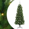 vidaXL J&oacute;latr&eacute; me&eth; 300 LED me&eth; standi Gr&aelig;nn 240 cm PE