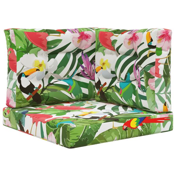 vidaXL Utandyriss&oacute;fap&uacute;&eth;i 3 pcs litr&iacute;kur litur P&oacute;l&yacute;ester