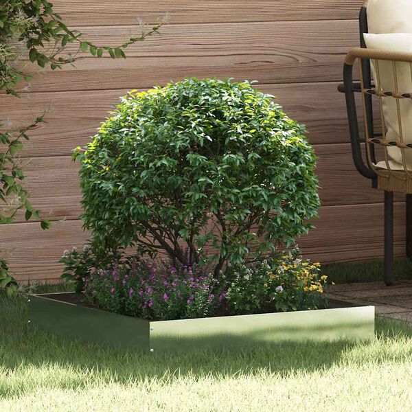 vidaXL Gar&eth;ja&eth;ar 6 pcs Silfur 60 x 60 x 13 cm Ry&eth;fr&iacute;tt St&aacute;l