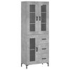 vidaXL H&aacute;r Sk&aacute;pur Steypugr&aacute;r 69,5x34x180 cm Samsettur Vi&eth;ur