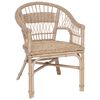 vidaXL H&aelig;gt a&eth; ra&eth;a st&oacute;l N&aacute;tt&uacute;rulegur 60 x 60 x 81 cm Rattan