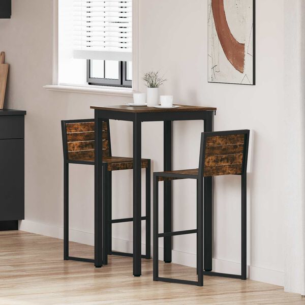 vidaXL Bor&eth;stofubor&eth; Samsettur vi&eth;ur