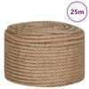 vidaXL Reipi &uacute;r J&uacute;ta 25m/Lengd og 14mm/&THORN;ykkt