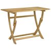 vidaXL Samfellanlegt Gar&eth;bor&eth; 110x55x75 cm Gegnheill Akas&iacute;uvi&eth;ur