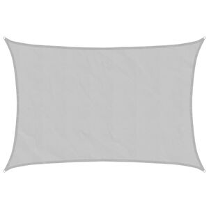 vidaXL S&oacute;lskyggnisegl Lj&oacute;sgr&aacute;tt 2,5x2 m 100% P&oacute;l&yacute;ester Oxford