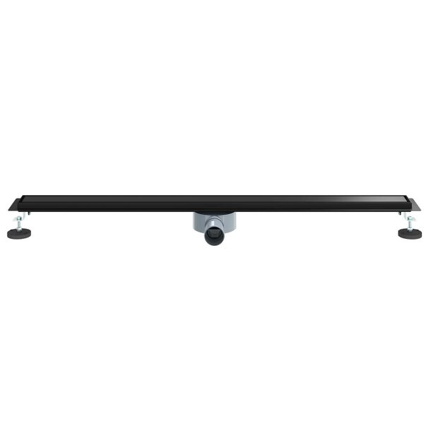 vidaXL Sturtu fr&aacute;rennsli 2-&iacute;-1 me&eth; 360&deg; s&iacute;u Svartur 100 cm