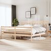 vidaXL R&uacute;mgrind Gegnheill Vi&eth;ur 200x200 cm