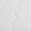 vidaXL Rúm með Memory Foam Dýnu Hvítt Gervileður 140x200 cm
