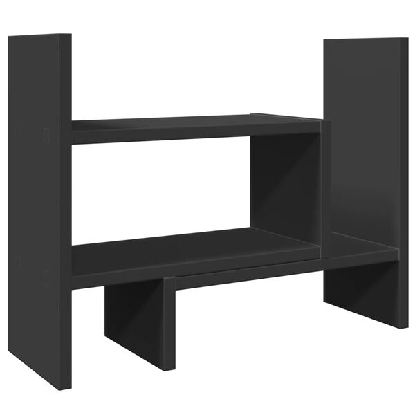 vidaXL Skrifbor&eth;shilla Steypugr&aacute; 38,5x17x39 cm Samsettur Vi&eth;ur