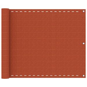 vidaXL Skilr&uacute;m &aacute; Svalir Appels&iacute;nugult 75x300 cm HDPE