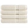 vidaXL G&aelig;&eth;as&aacute;nuhandkl&aelig;&eth;i SOLUND 4 stk Rj&oacute;mahv&iacute;t 80x200 cm 600g/fm