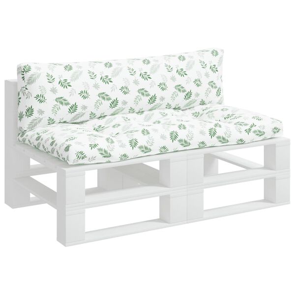 vidaXL Sessur fyrir Brettas&oacute;fa 2 stk. Laufamynstur Oxfordefni