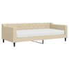vidaXL Svefns&oacute;fi me&eth; D&yacute;nu Rj&oacute;mahv&iacute;tur 90x200 cm Efni